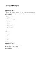MTH632 ASSIGNMENT SOLUTION.docx